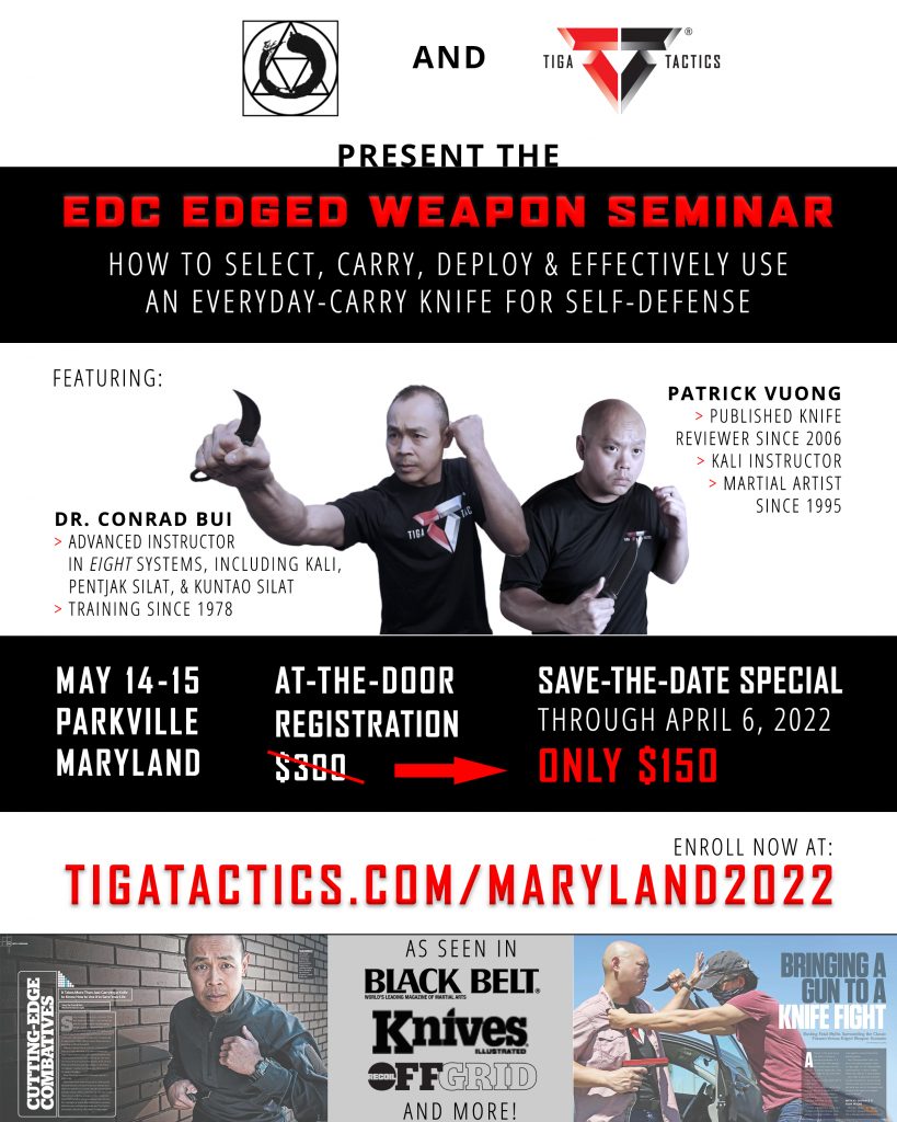 EDC Edged Weapon Seminar: Maryland 2022